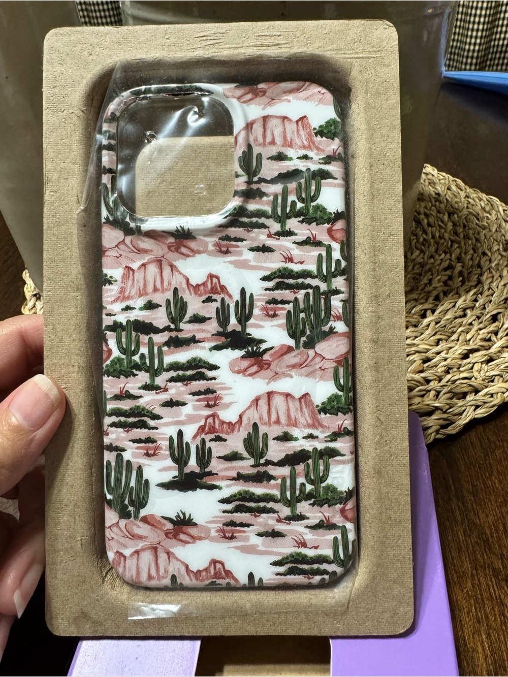 Casely Classic MagSafe Case – iPhone 15 Pro Max – Desert Cactus Print – New